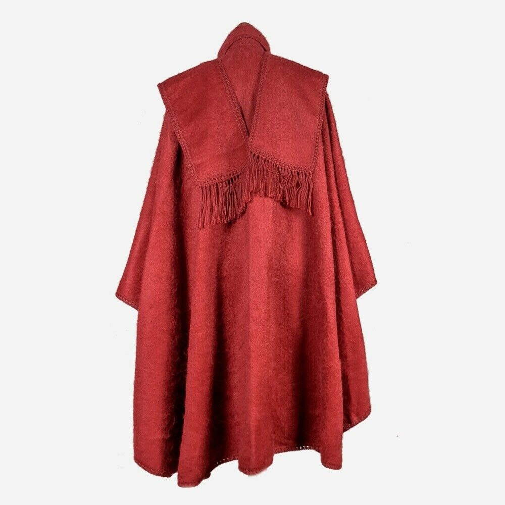 Mäntel Alpaka Damen Ponchos Soft – Poncho und Schal Alpaka-Wollmischung